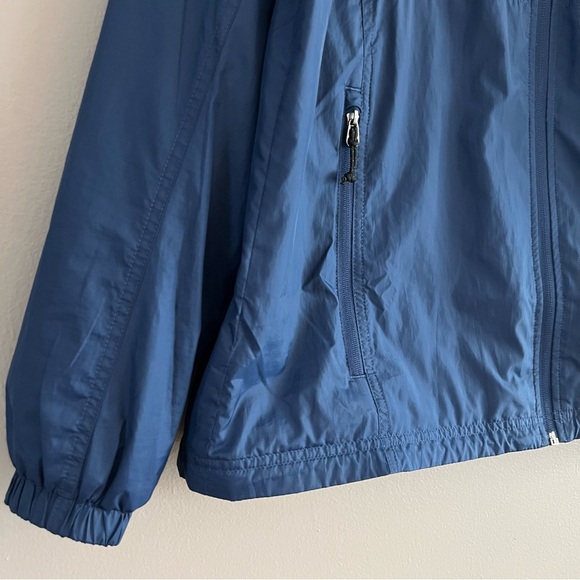 L.L. Bean Men's Jacket Poly Mesh Liner Front Zip Windbreaker Navy Blue Medium - Picture 3 of 16